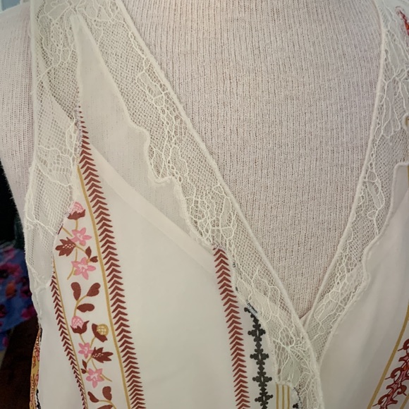 Anthro boho maxi dress NEW by ASTR The Label, Millie Floral Dress ivory print - Picture 11 of 13